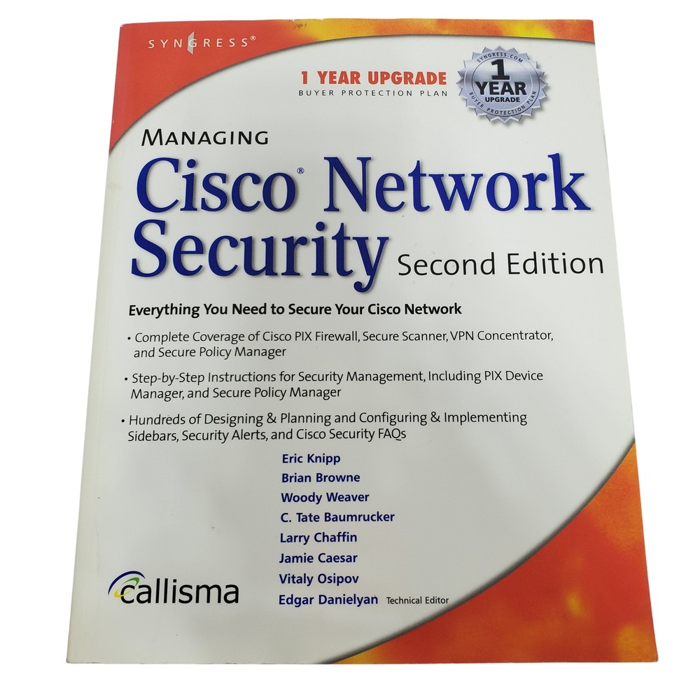 Syngress Managing Cisco Network Security Book 2nd Edition
